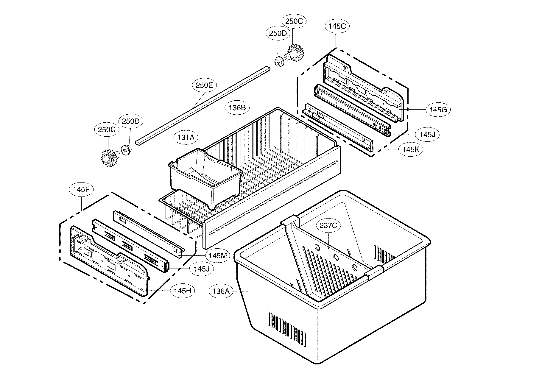 Freezer parts