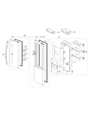 Refrigerator door parts