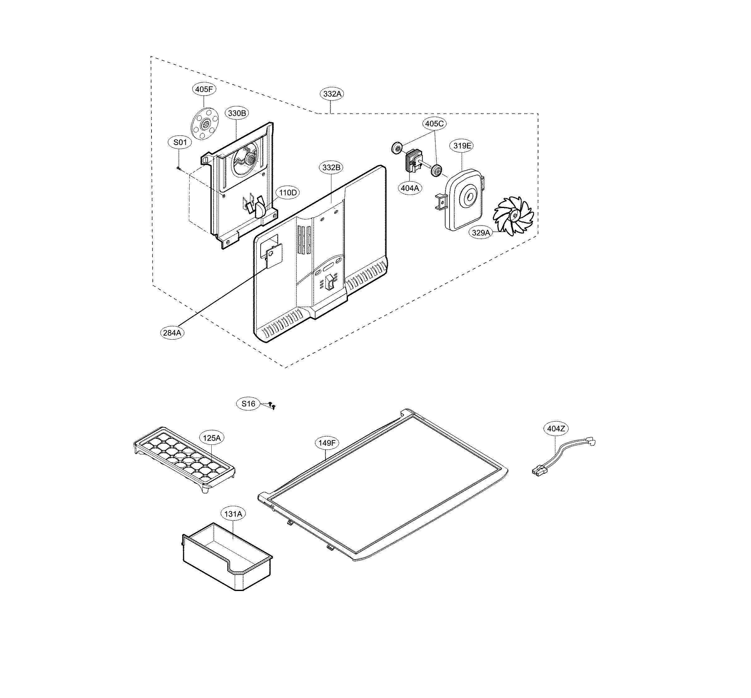 Freezer parts