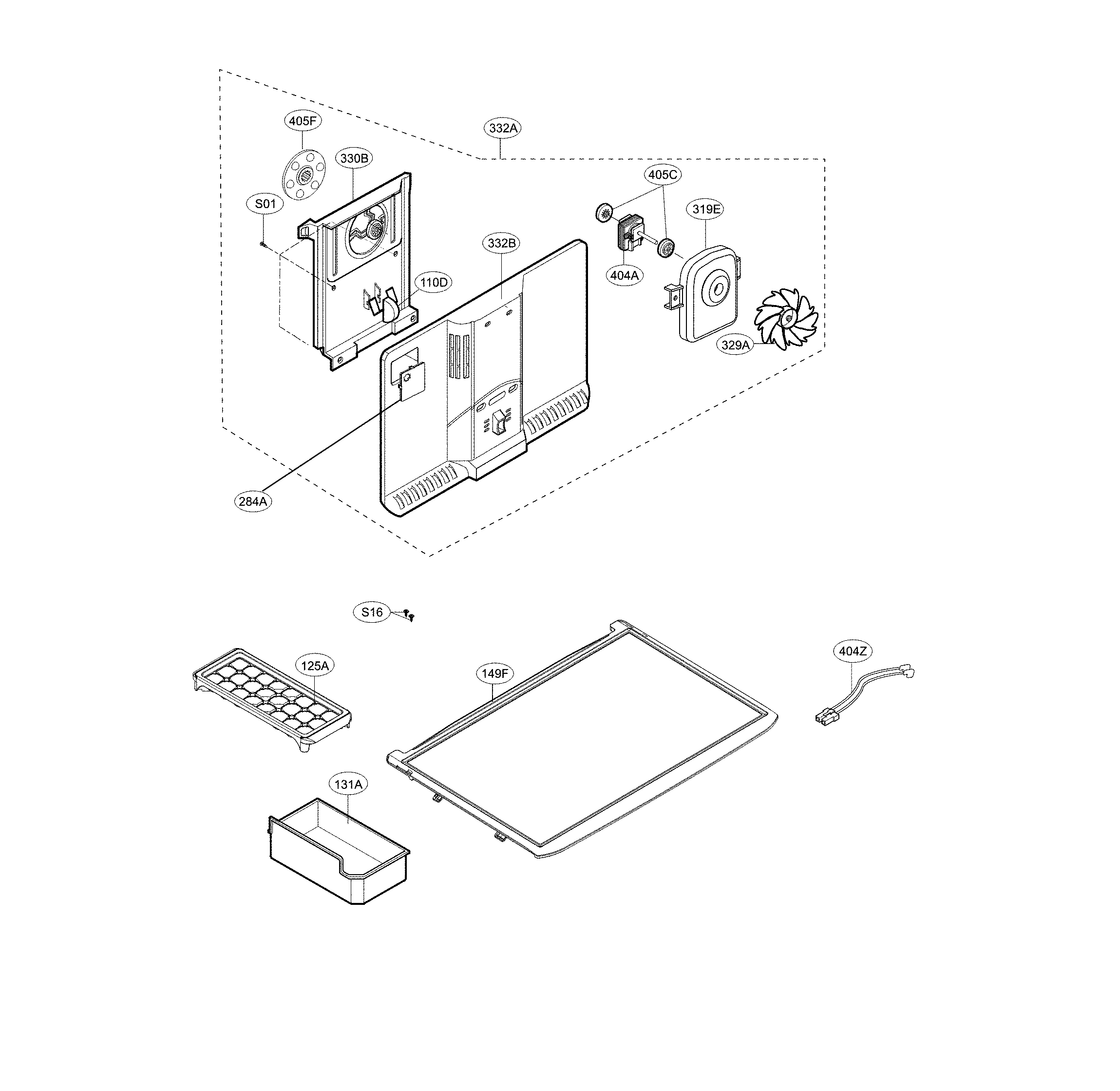Freezer parts