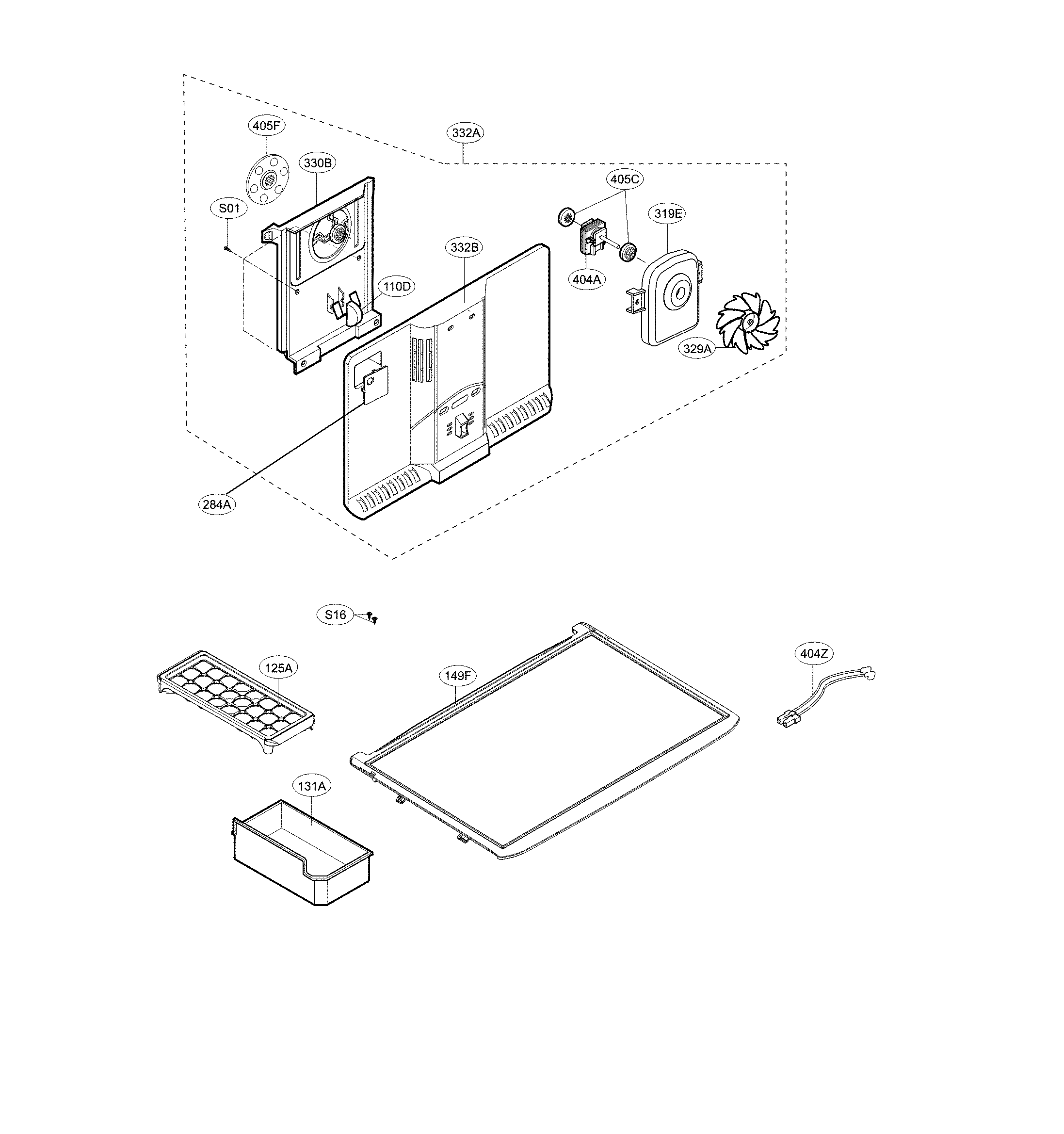 Freezer parts