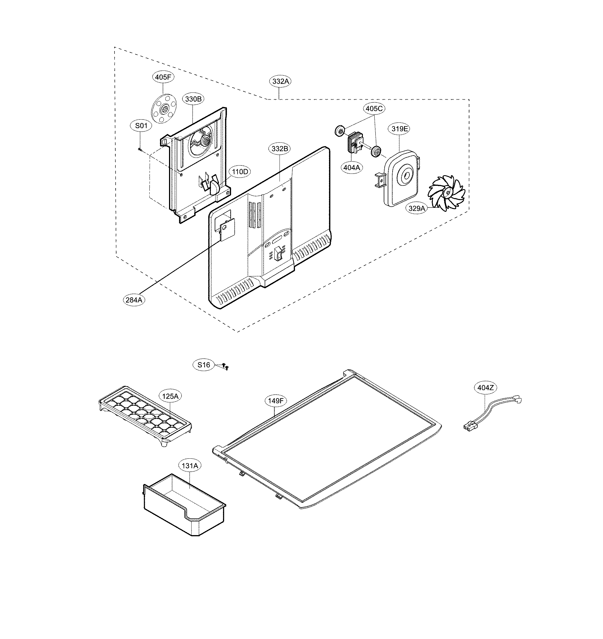 Freezer parts