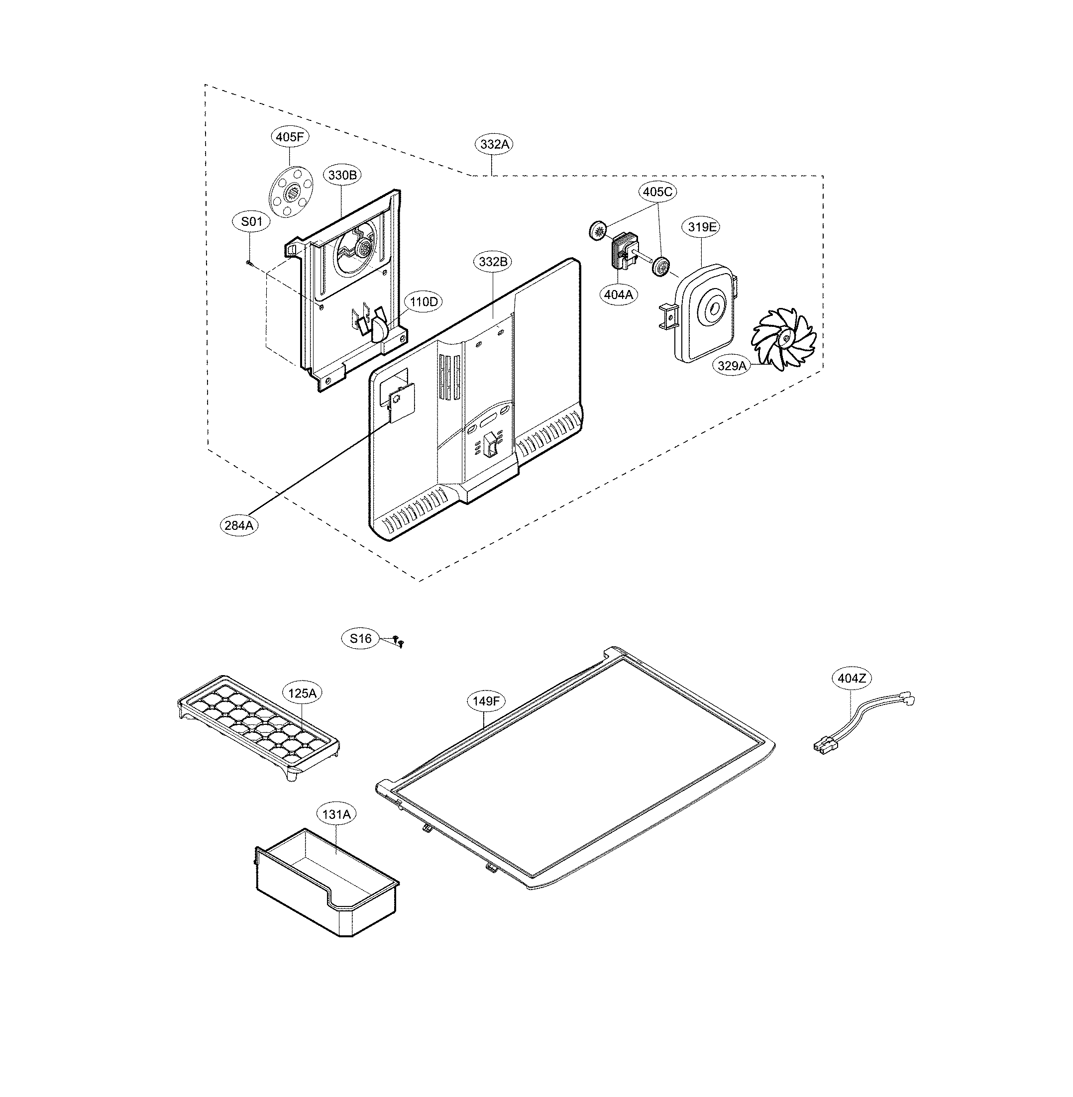 Freezer parts