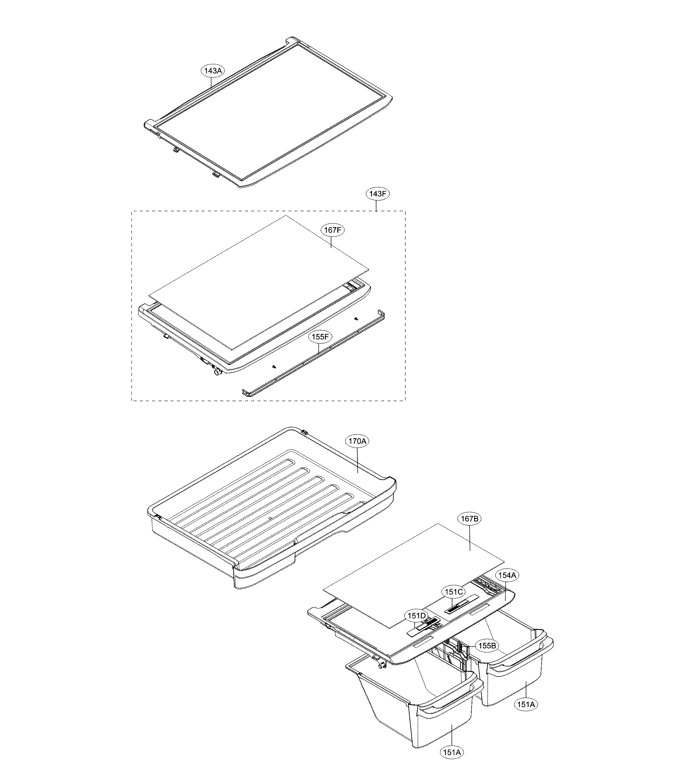 Refrigerator parts