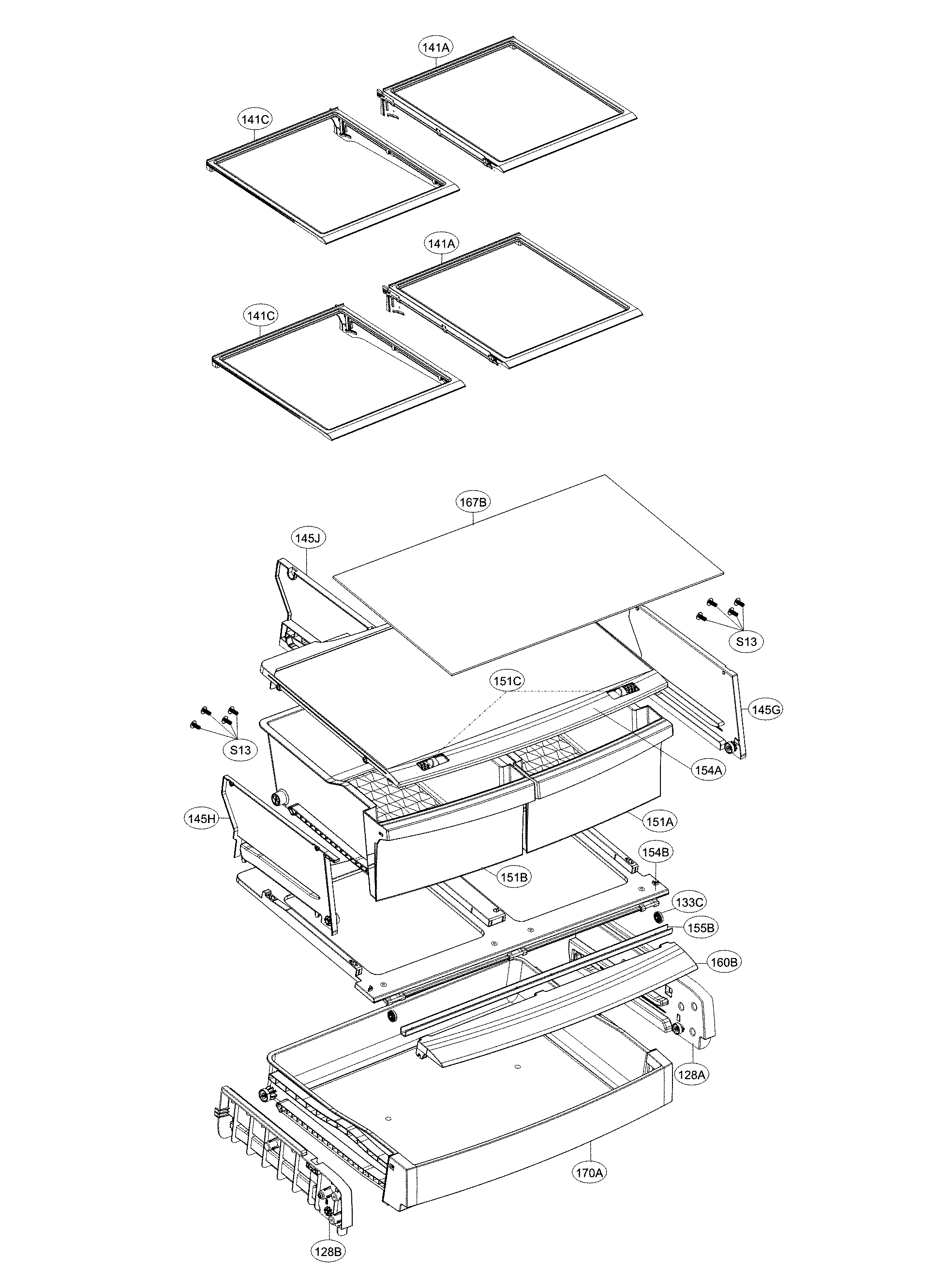 Refrigerator parts