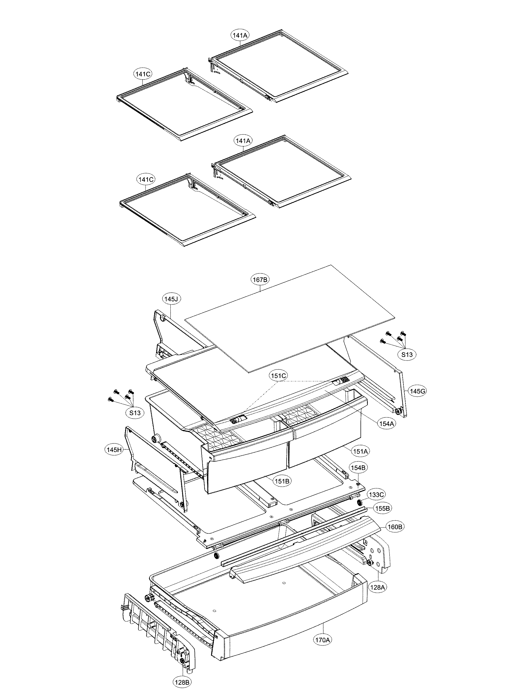 Refrigerator parts