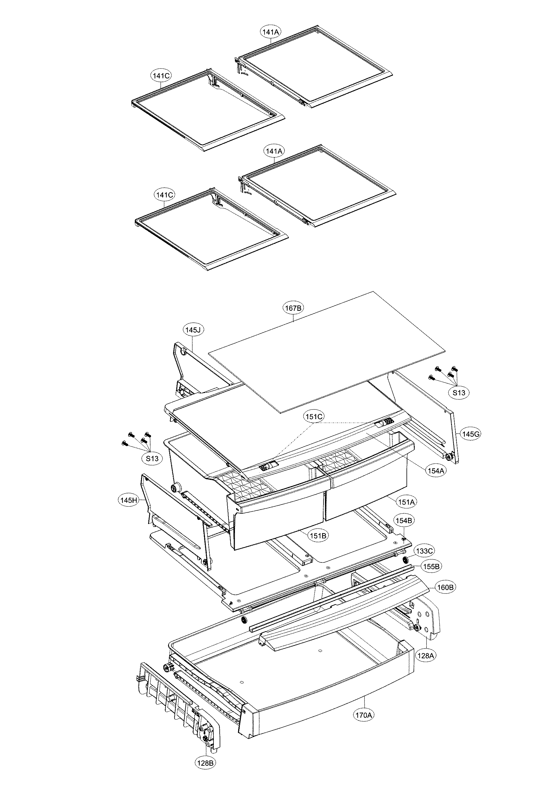 Refrigerator parts