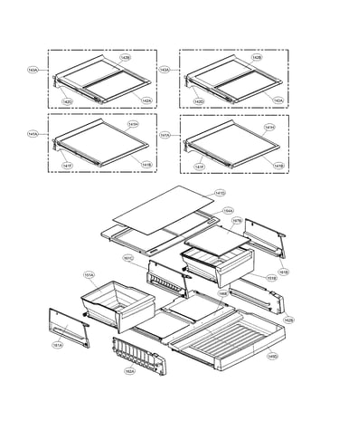 Refrigerator parts