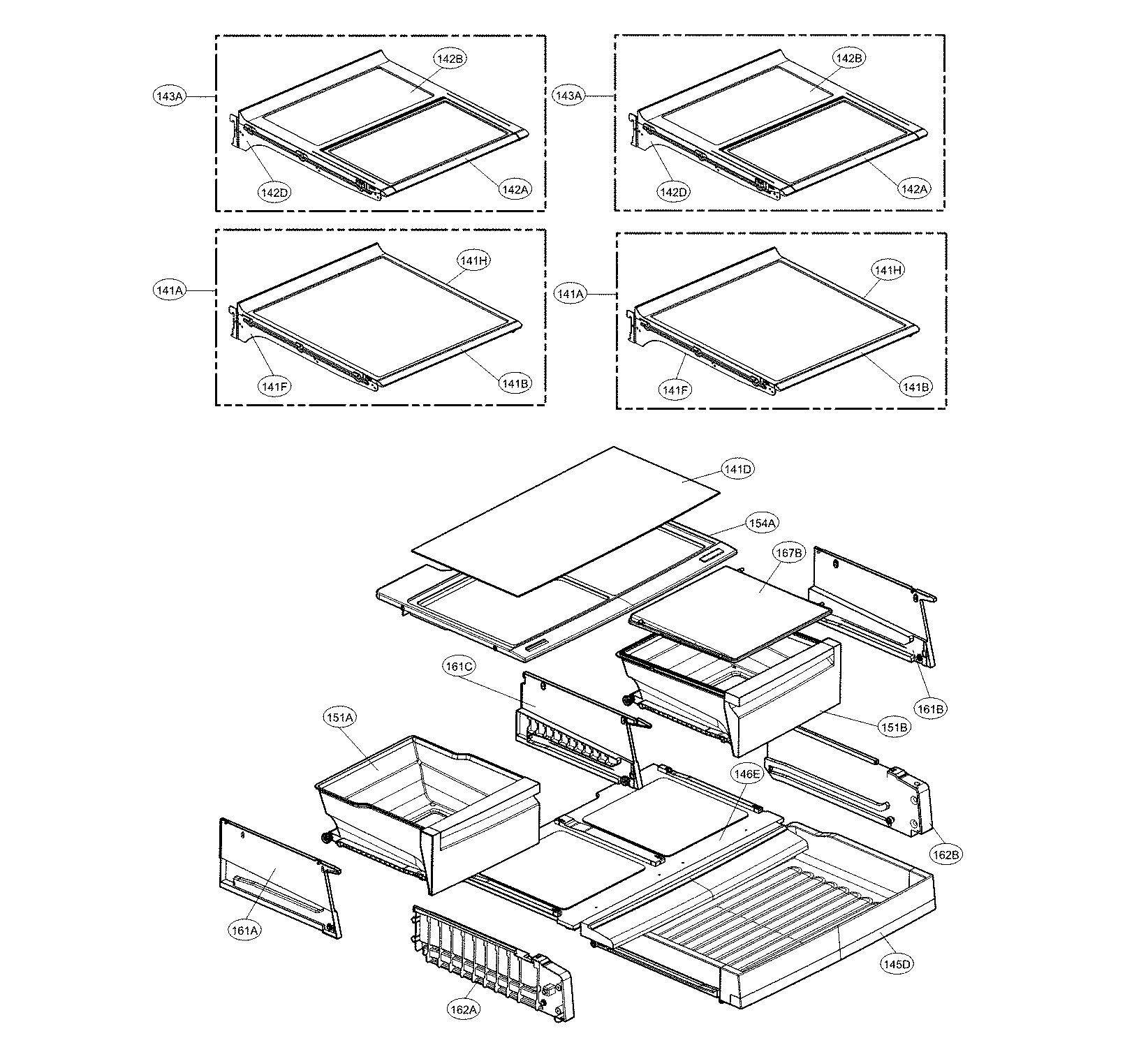 Refrigerator parts