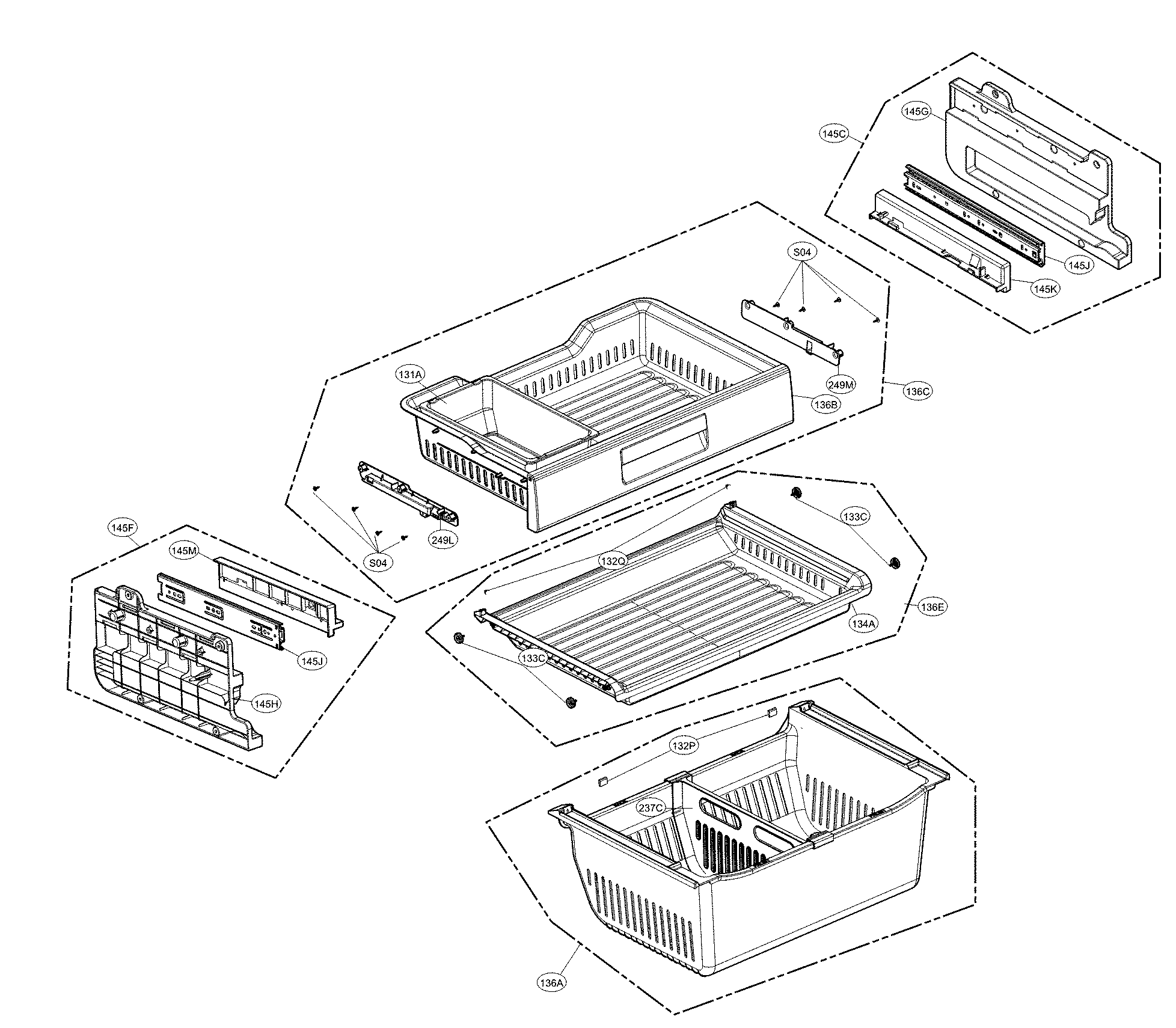 Freezer parts