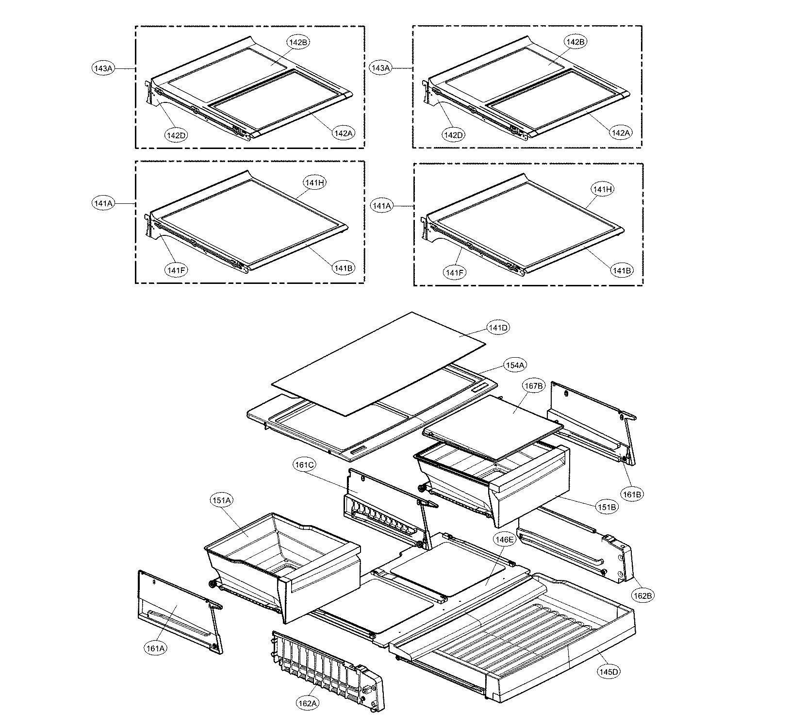 Refrigerator parts