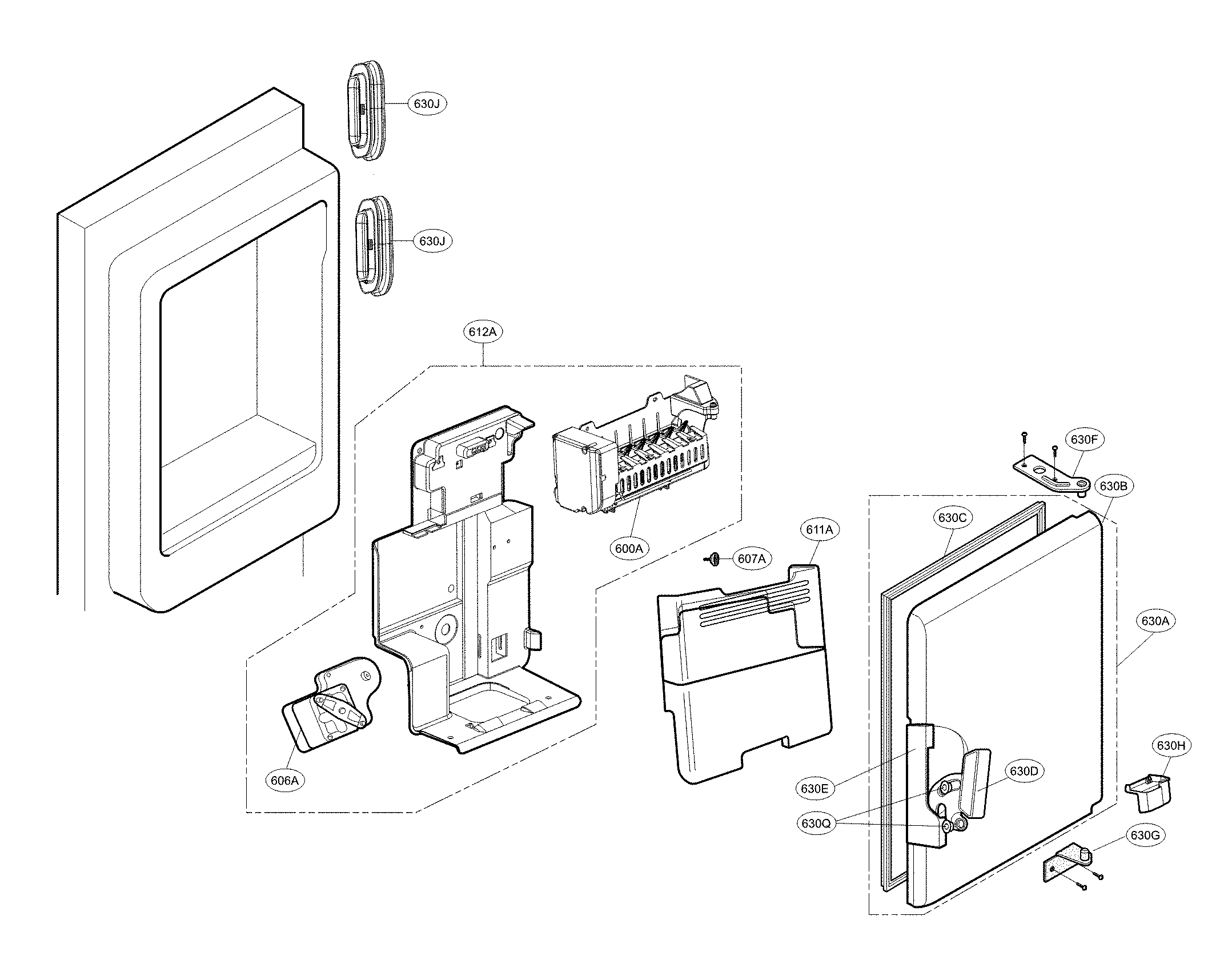 Ice maker parts