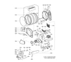 Kenmore Elite 79691542210 drum parts diagram