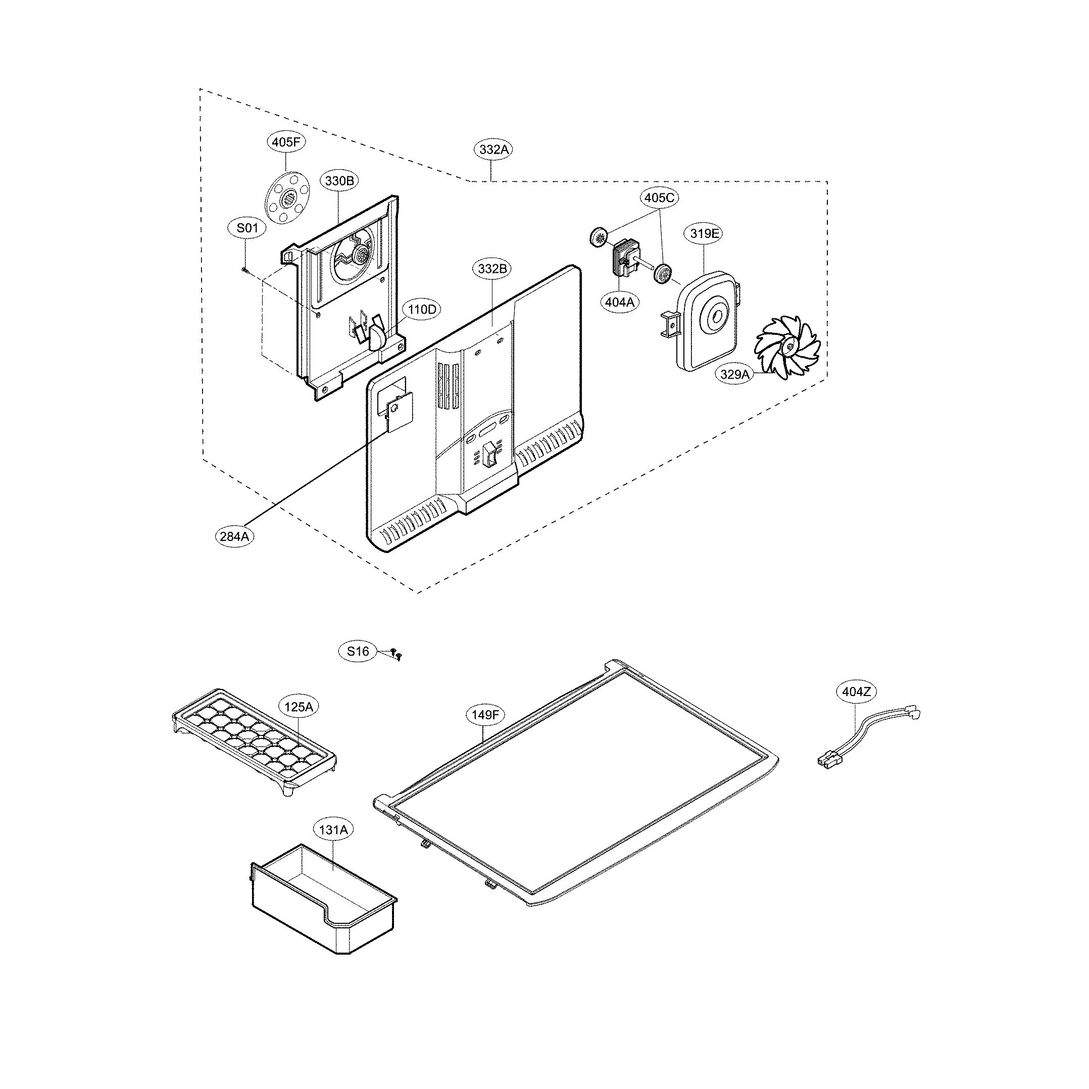 Freezer parts
