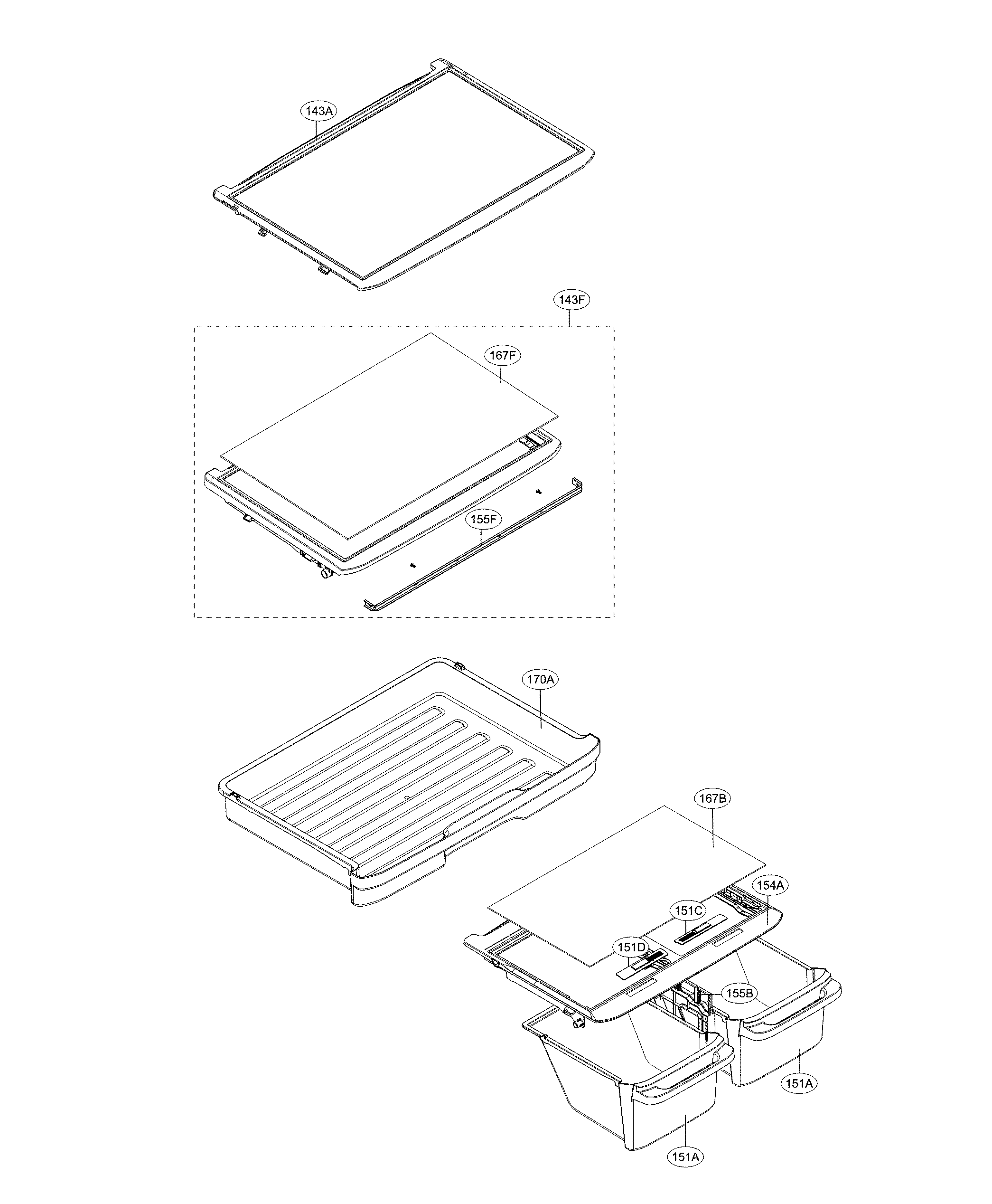 Refrigerator parts