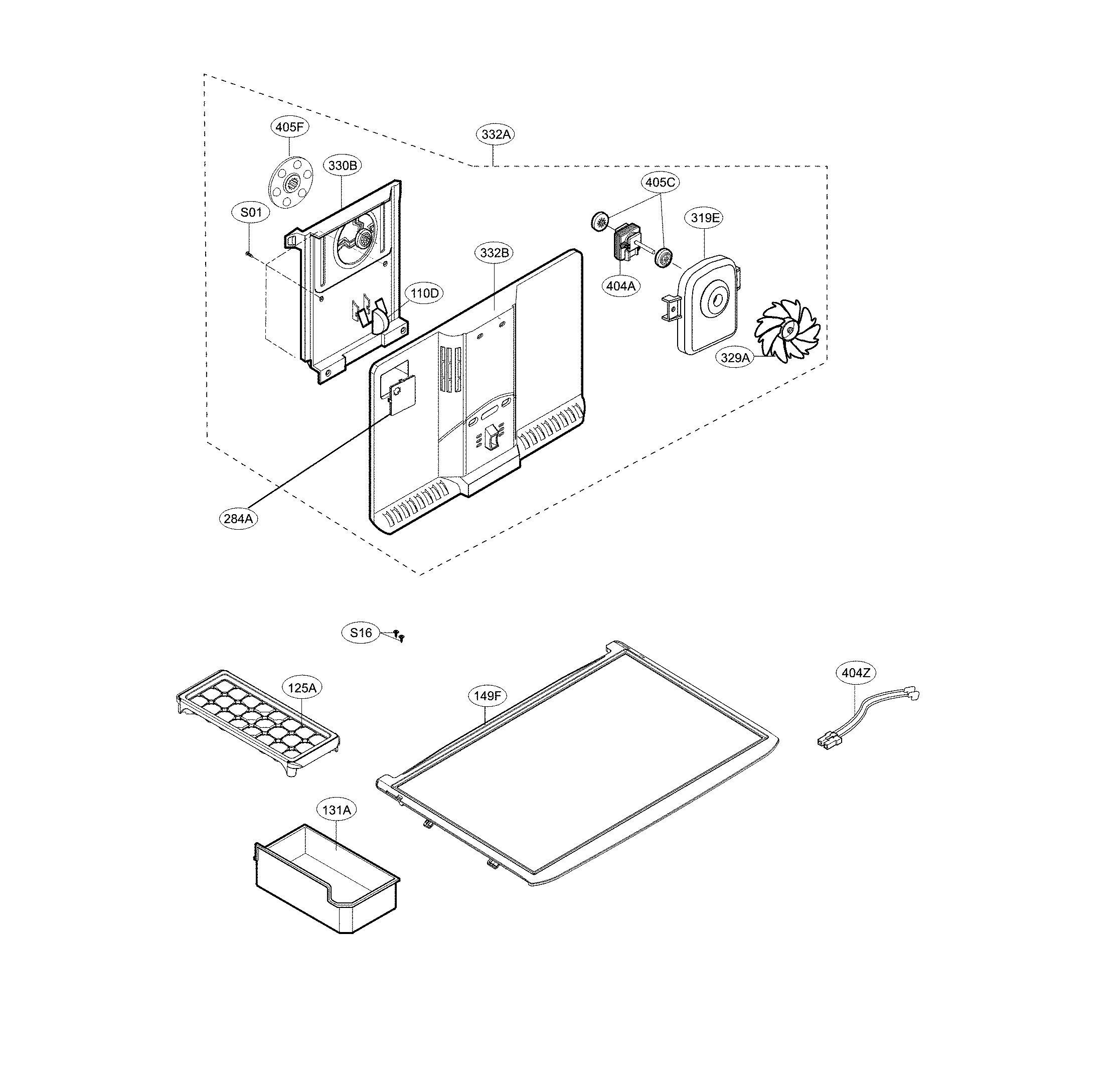 Freezer parts