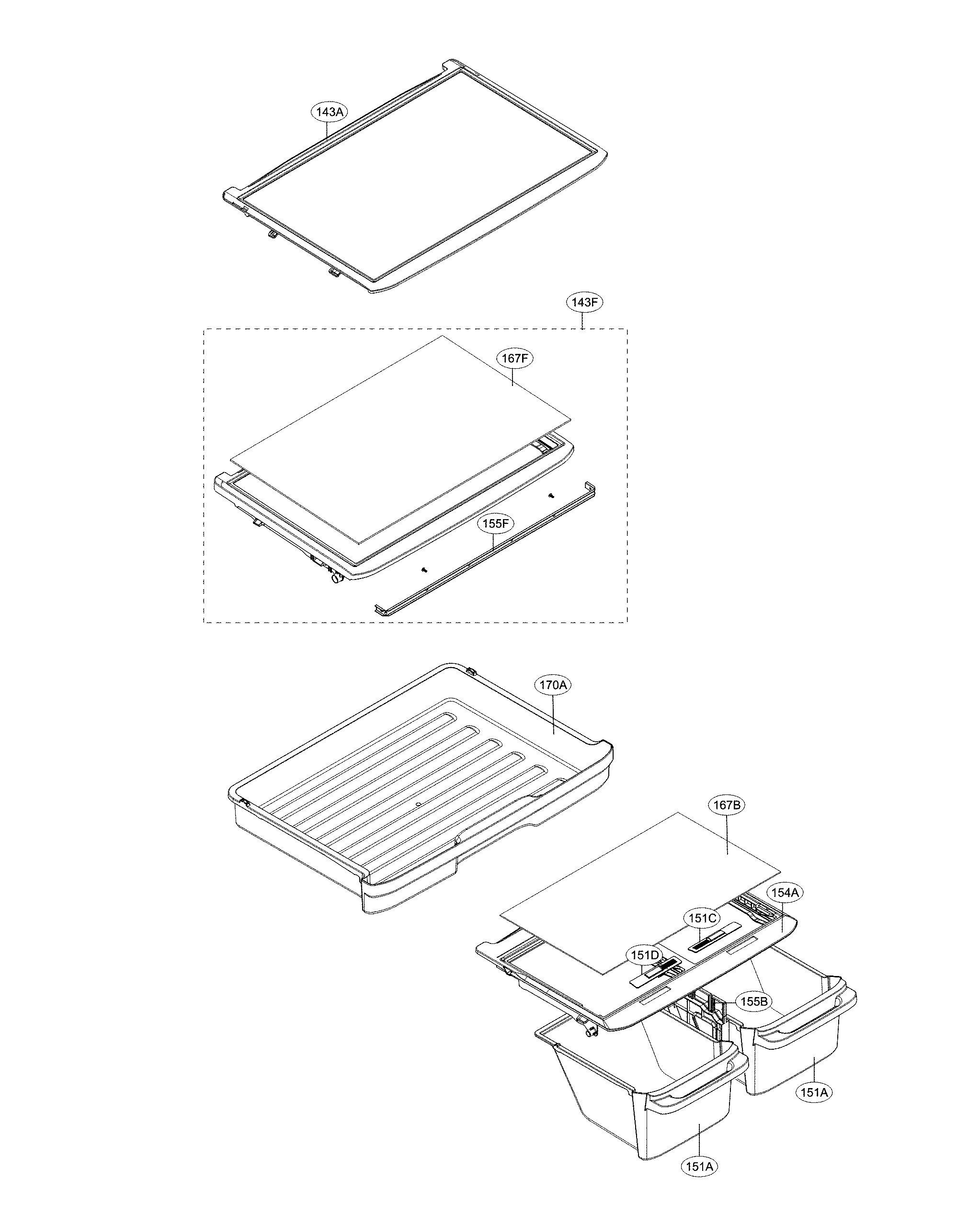 Refrigerator parts