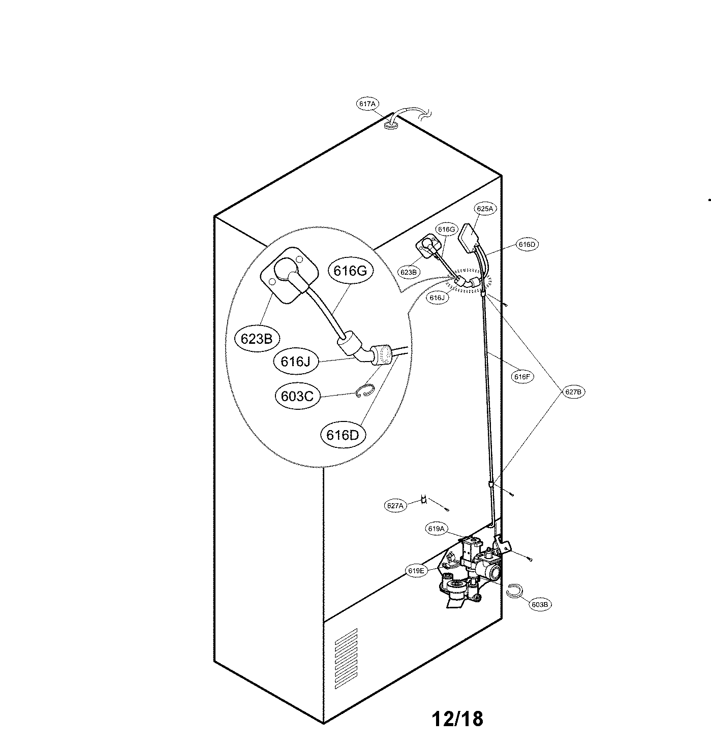 Valve and water parts