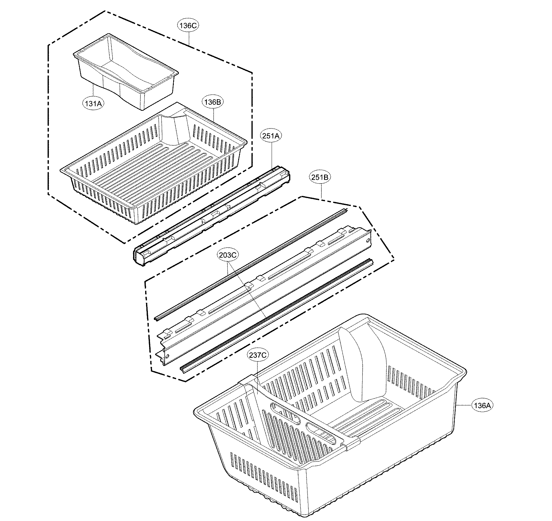 Freezer parts
