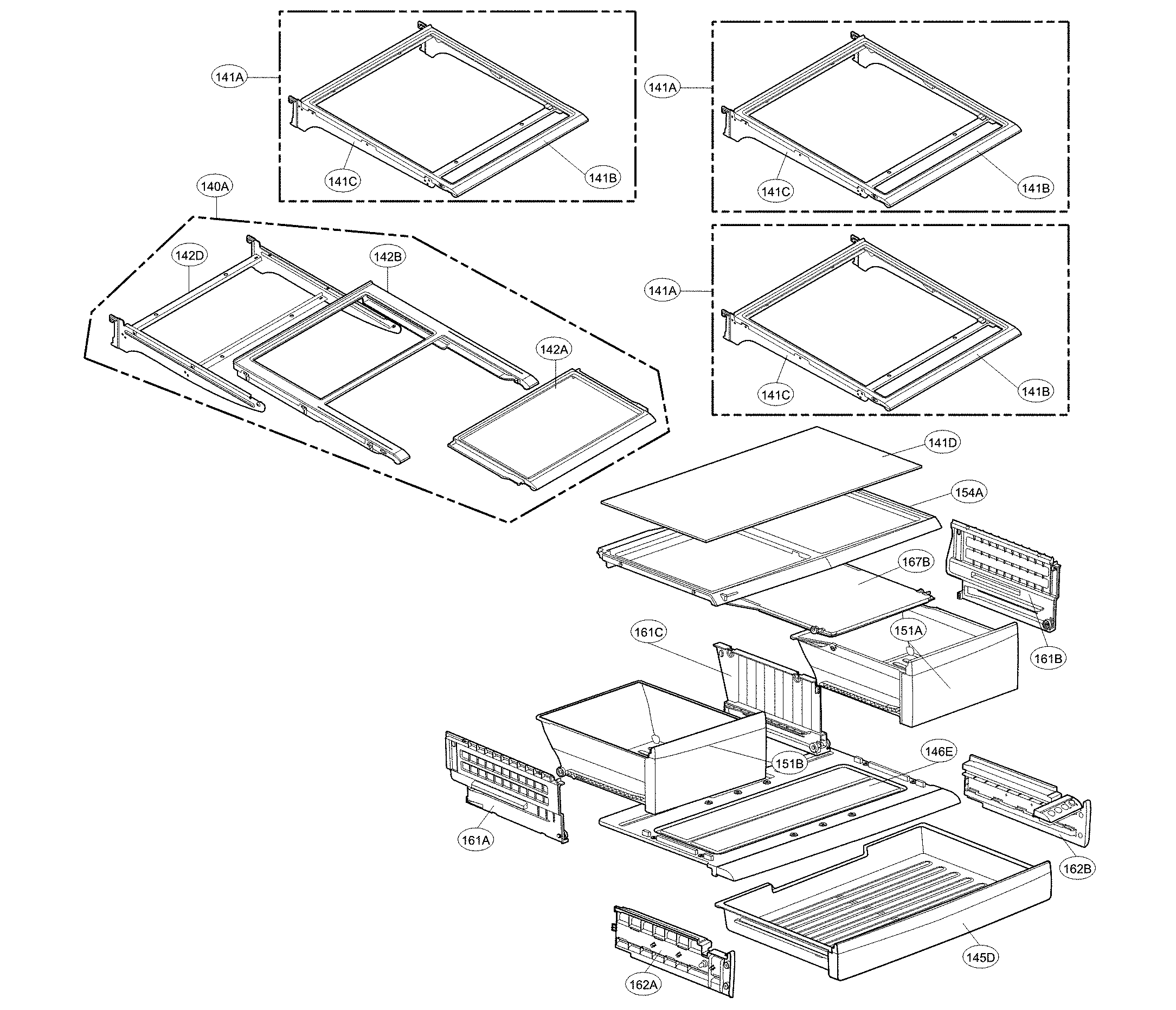 Refrigerator parts