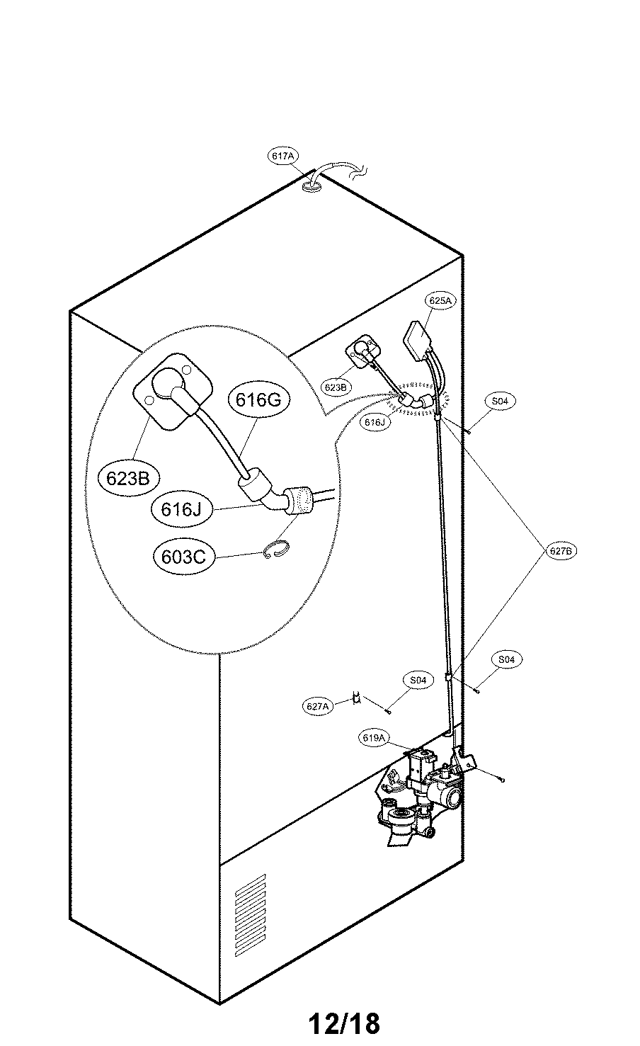 Valve and water parts