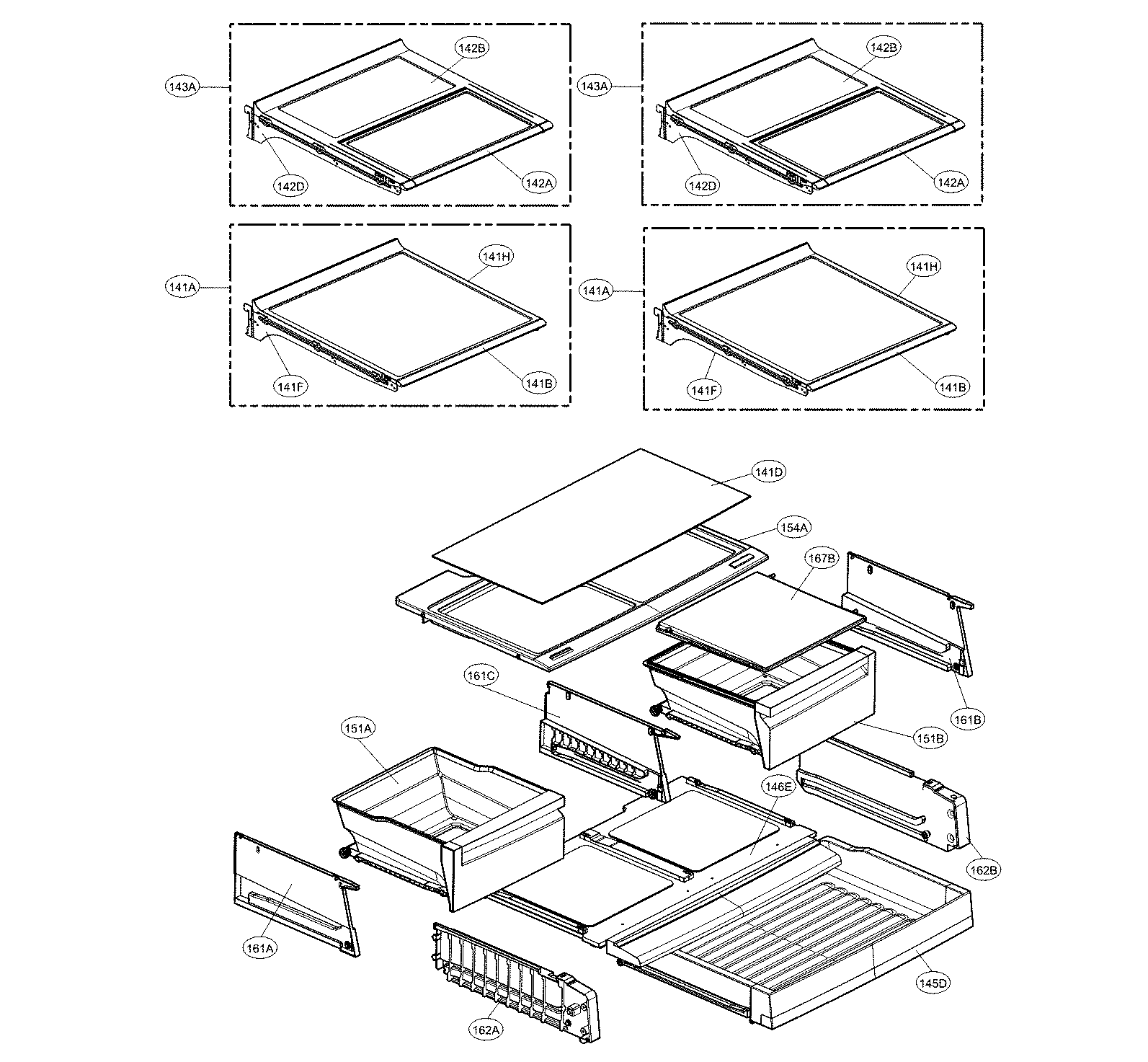 Refrigerator parts