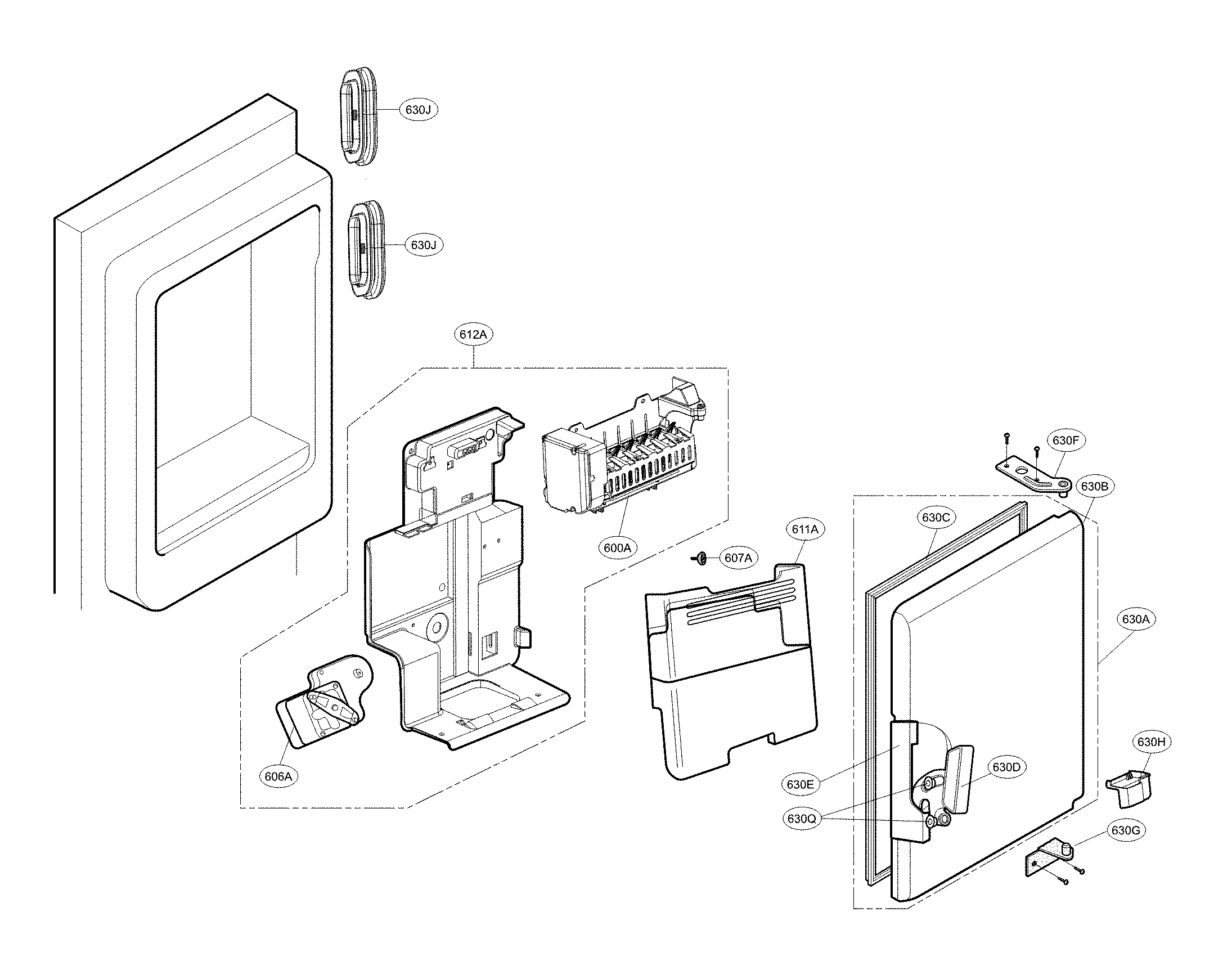 Ice maker parts