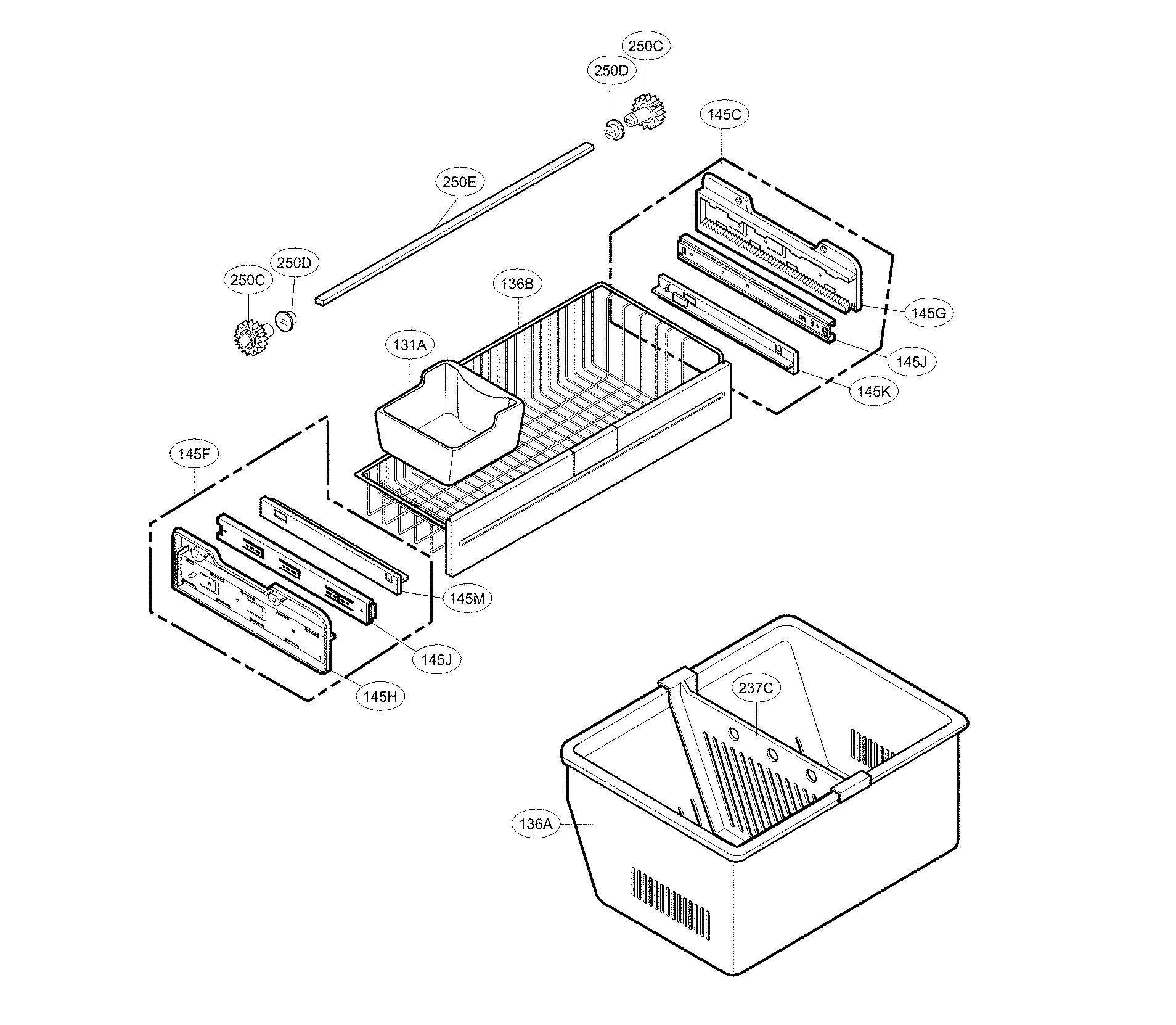 Freezer parts