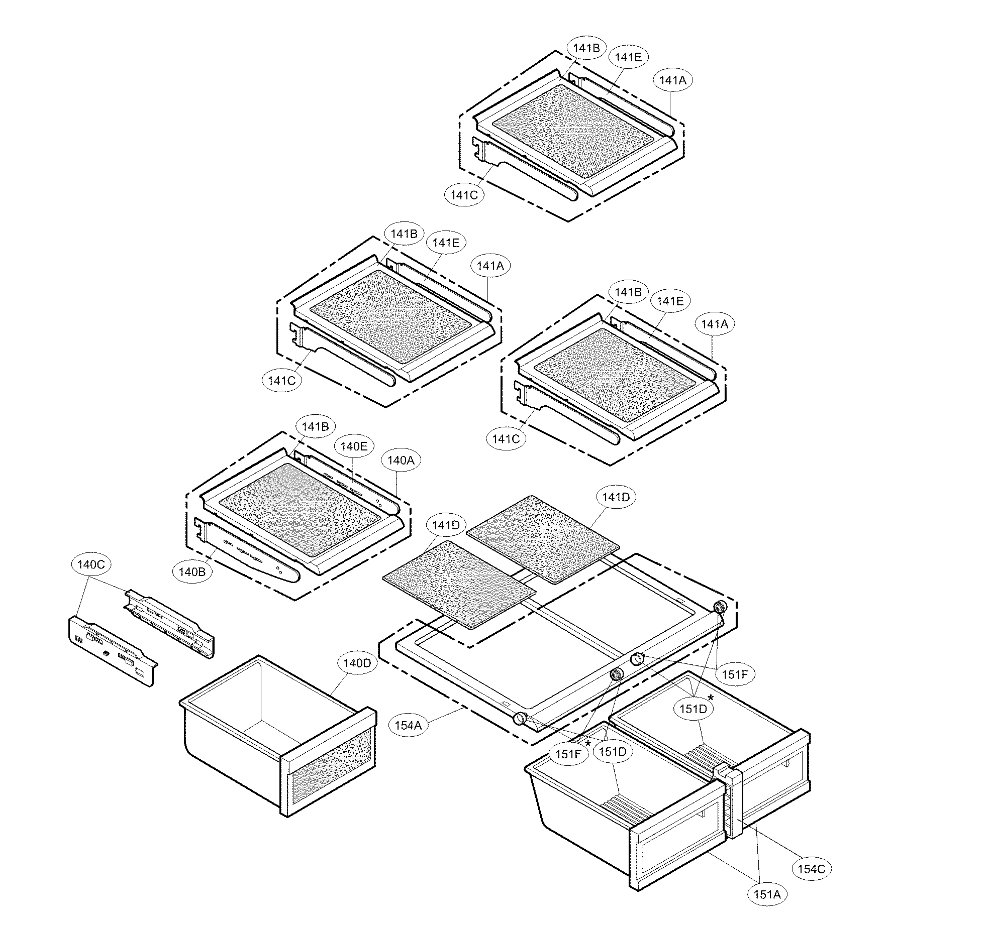 Refrigerator parts