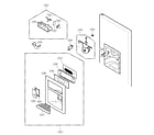 Kenmore Elite 79578502802 dispenser parts diagram