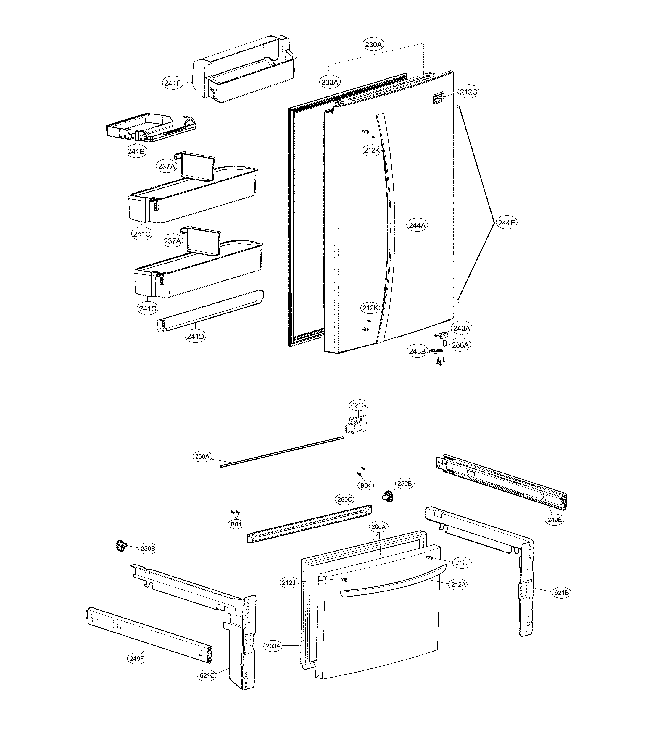 Door parts
