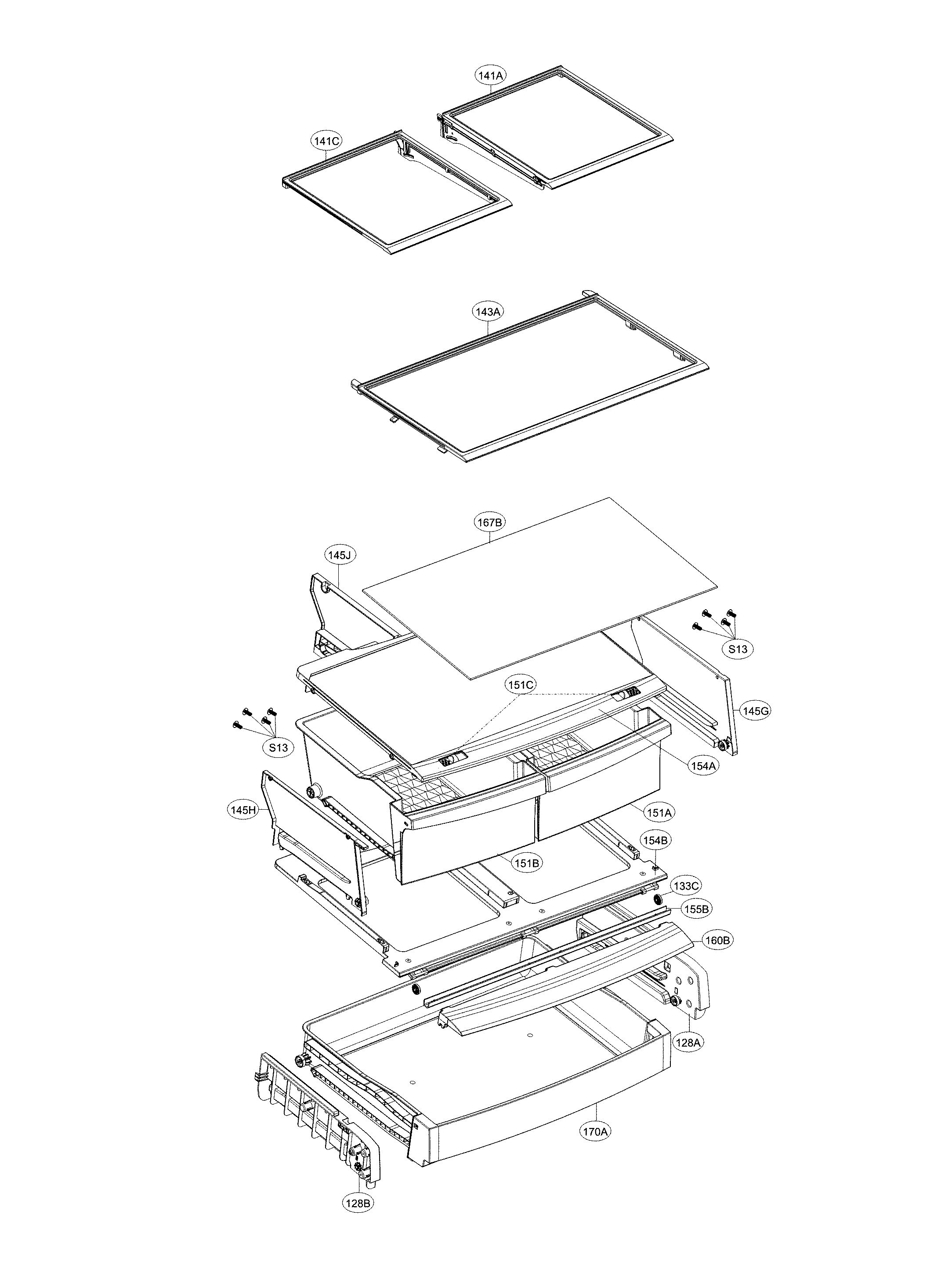 Refrigerator parts