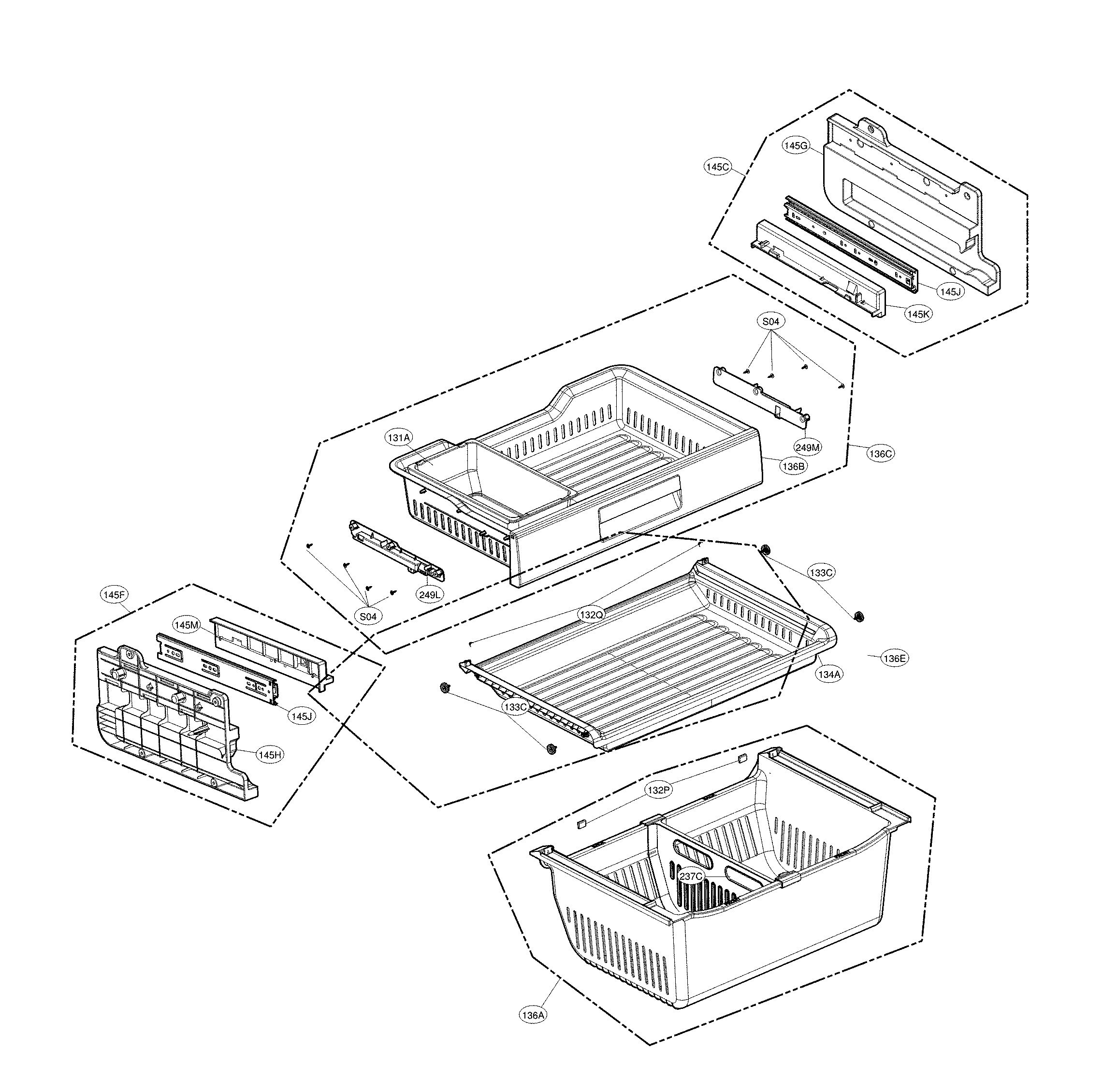 Freezer parts