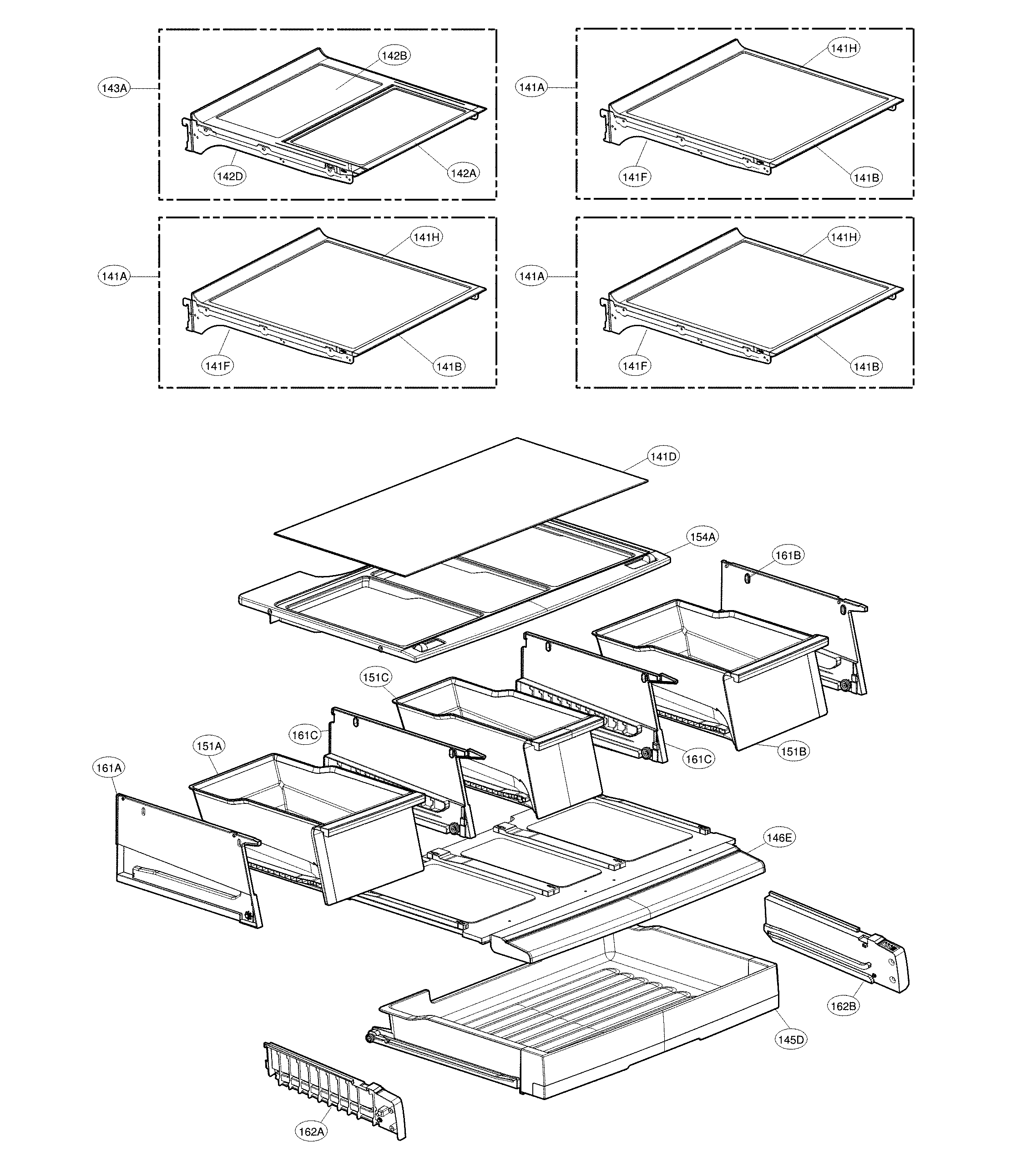 Refrigerator parts