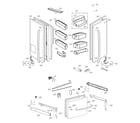 LG LFXC24726S/03 door parts diagram