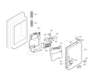 LG LFXS30766D/01 ice maker & ice bin parts diagram