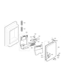 Ice maker & ice bin parts