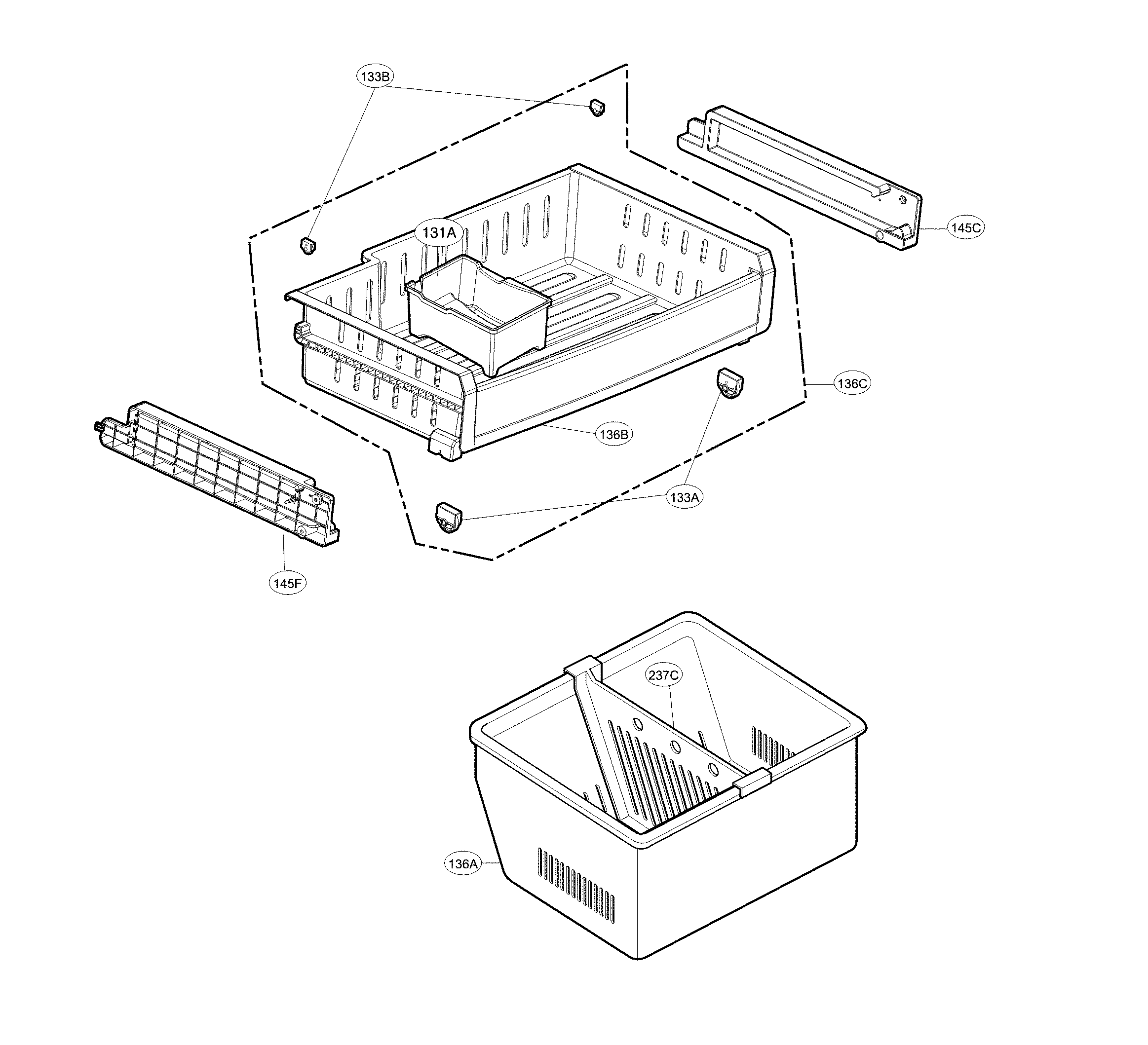 Freezer parts