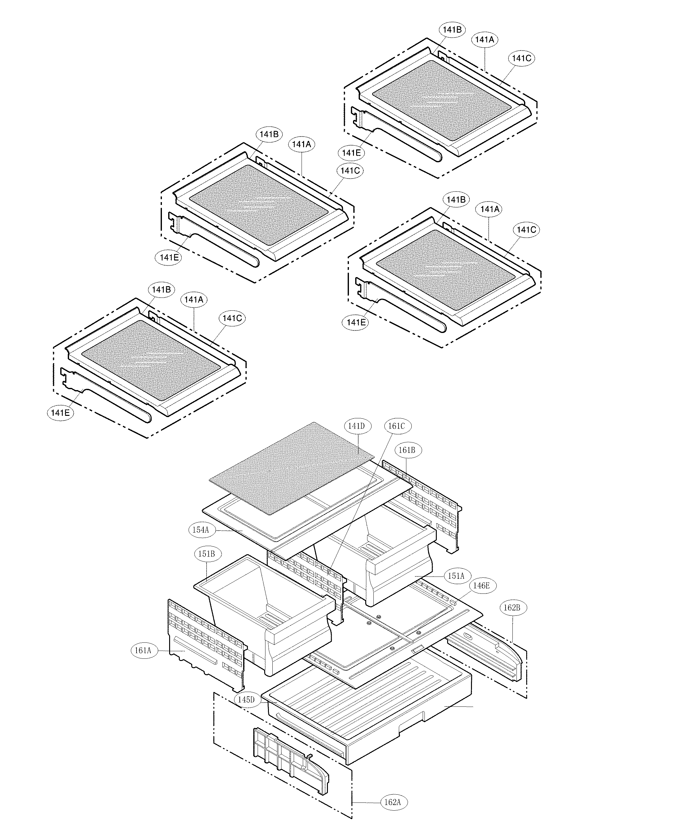 Refrigerator parts