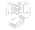LG LFCS25426D/00 door parts diagram
