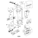 LG LFXS28596S/00 case parts diagram