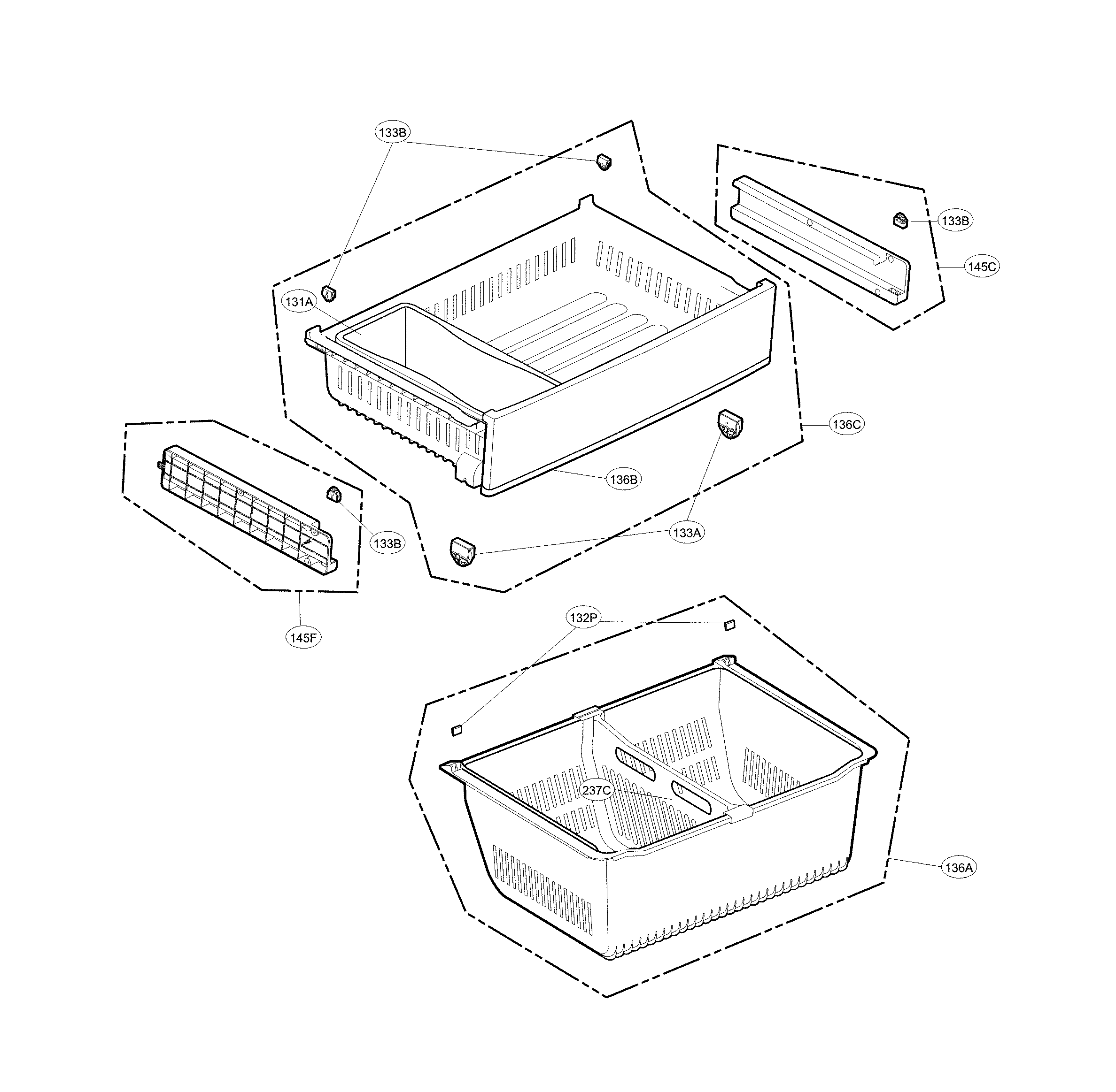 Freezer parts