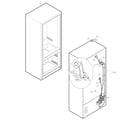 LG LFXS28596S/00 valve and water tube parts diagram