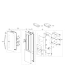 Refrigerator door
