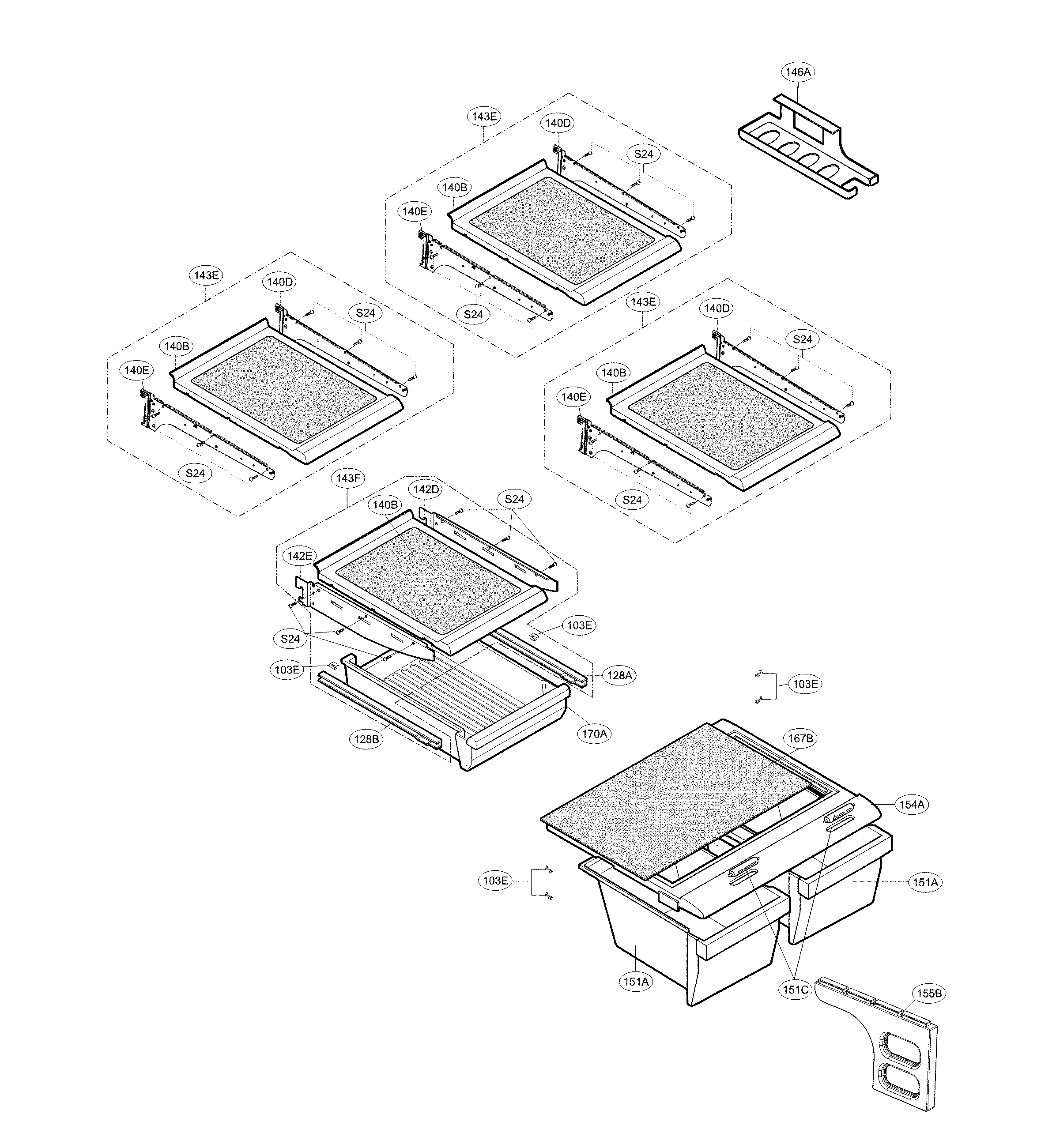 Refrigerator parts