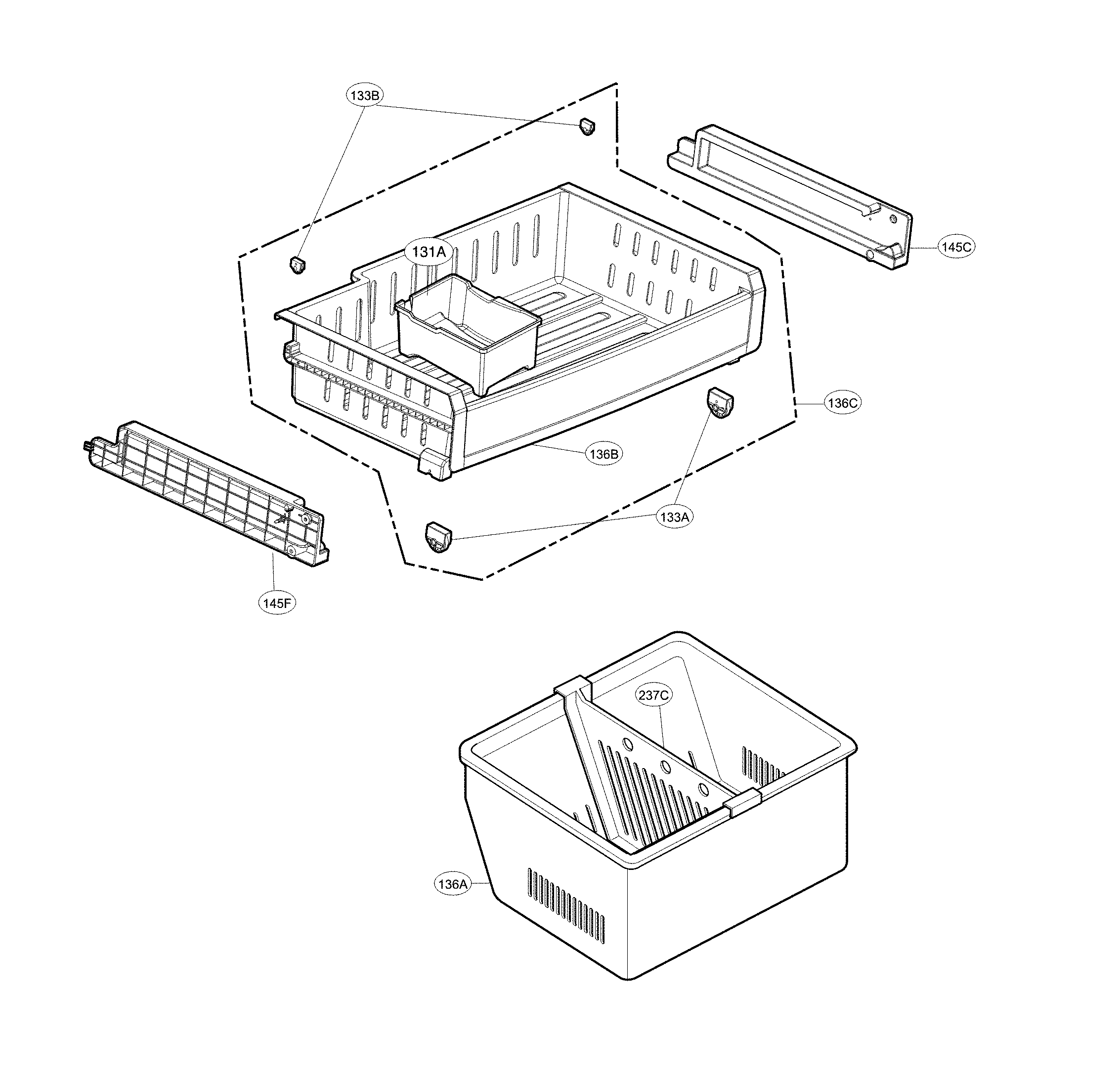 Freezer parts