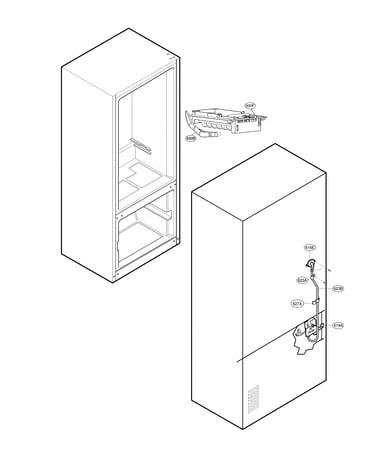 Water and icemaker parts