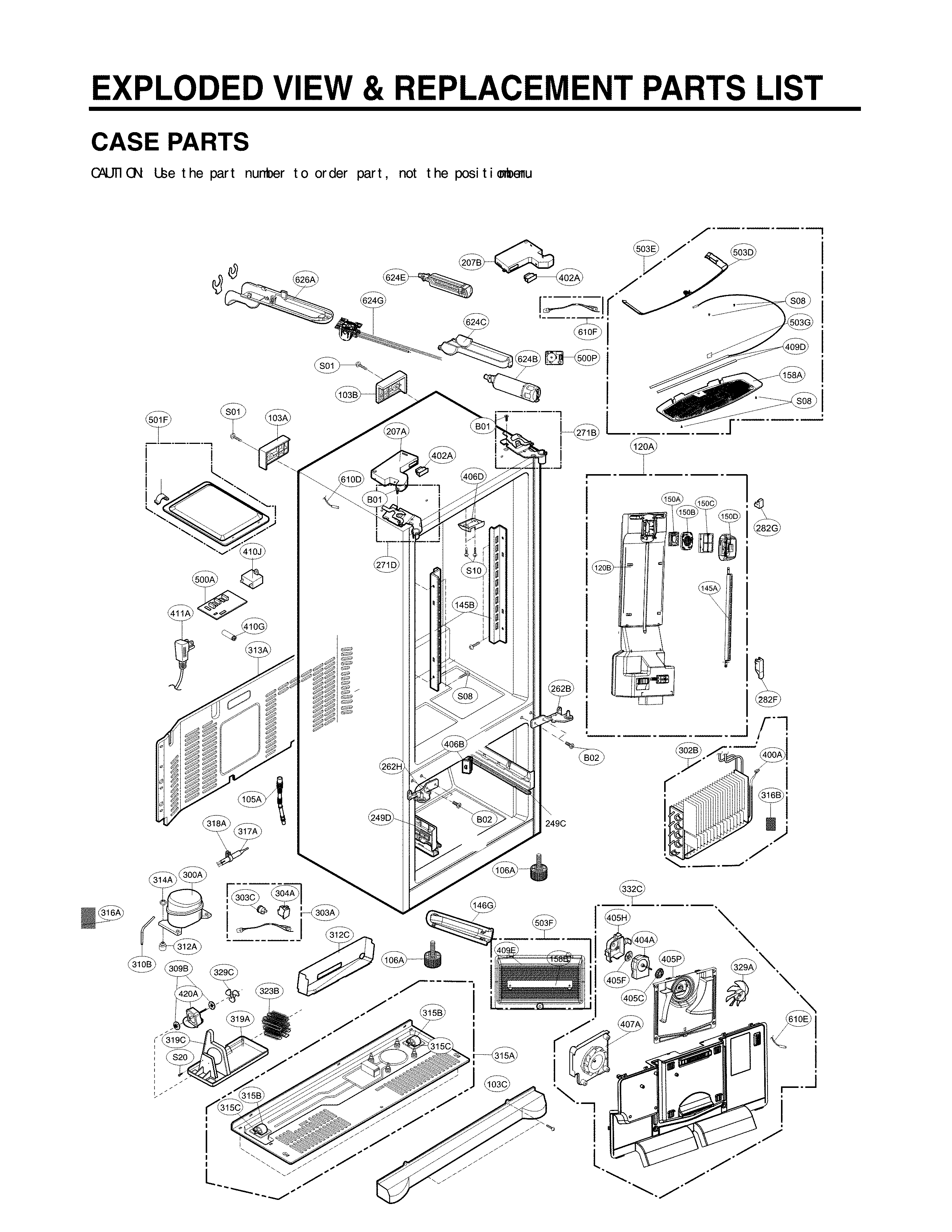 Case parts