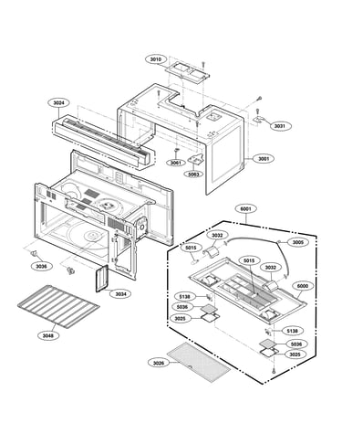 Oven cavity parts