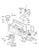 Microwave interior parts